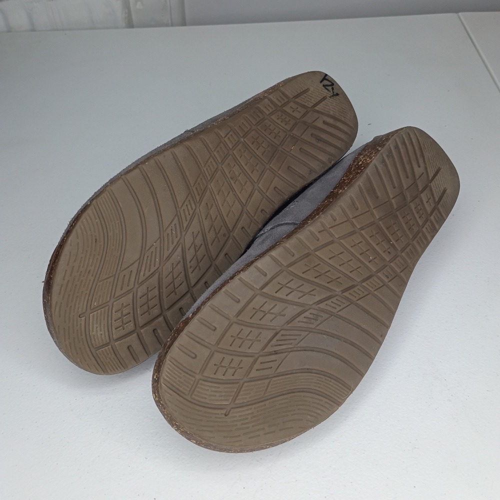 Earth Origins Aurora Jade insulated grey suede slip-on shoes women's 10 - Picture 6 of 6